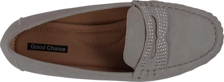 Gc Shoes Women's Eagle Embellished Driving Moccasin Loafers - Image 4