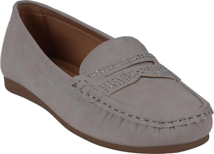 Gc Shoes Women's Eagle Embellished Driving Moccasin Loafers