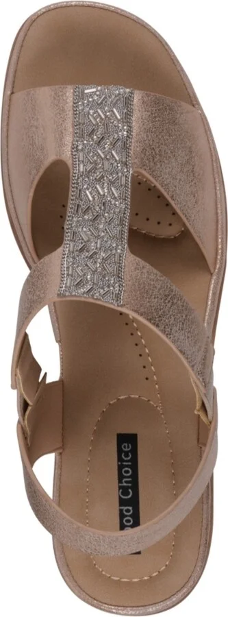 Gc Shoes Women's Elissa Embellished Wedge Sandals - Image 4