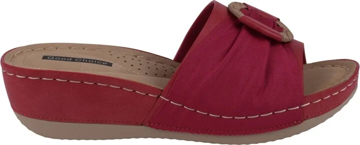 Gc Shoes Women's Ellen Comfort Slip On Wedge Sandals - Image 6