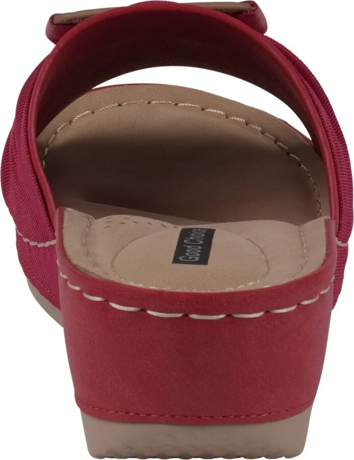 Gc Shoes Women's Ellen Comfort Slip On Wedge Sandals - Image 7