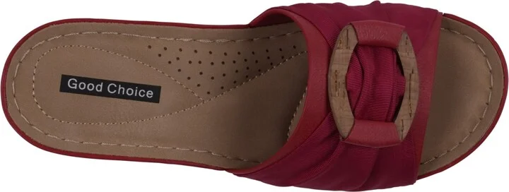 Gc Shoes Women's Ellen Comfort Slip On Wedge Sandals - Image 8