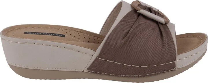 Gc Shoes Women's Ellen Comfort Slip On Wedge Sandals - Image 10