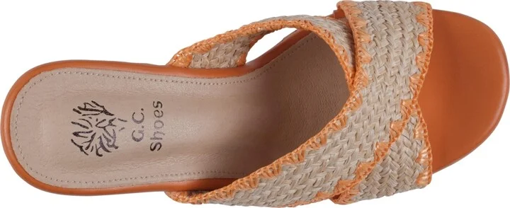 Gc Shoes Women's Elsa Woven Cork Heel Platform Sandals - Image 8
