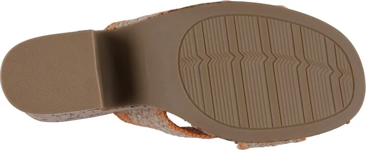 Gc Shoes Women's Elsa Woven Cork Heel Platform Sandals - Image 9