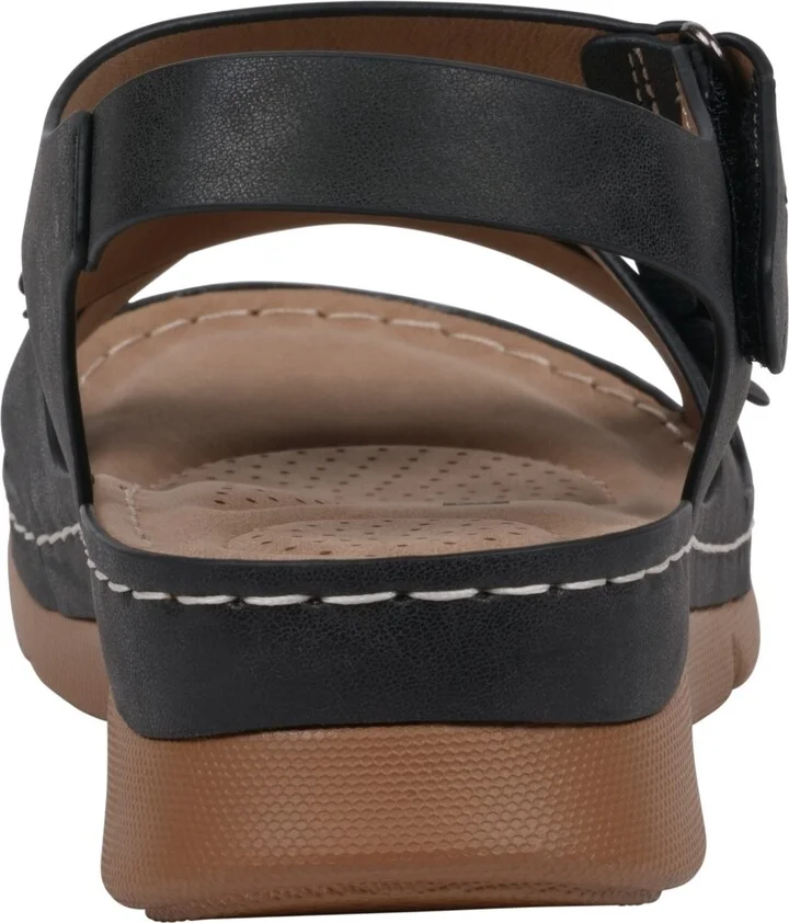 Gc Shoes Women's Faye Floral Strappy Flat Sandals - Image 3