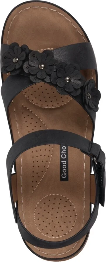 Gc Shoes Women's Faye Floral Strappy Flat Sandals - Image 4