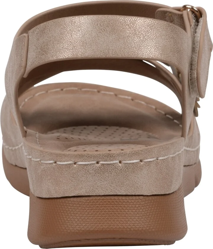 Gc Shoes Women's Faye Floral Strappy Flat Sandals - Image 7