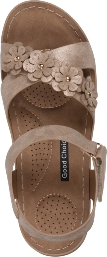 Gc Shoes Women's Faye Floral Strappy Flat Sandals - Image 8