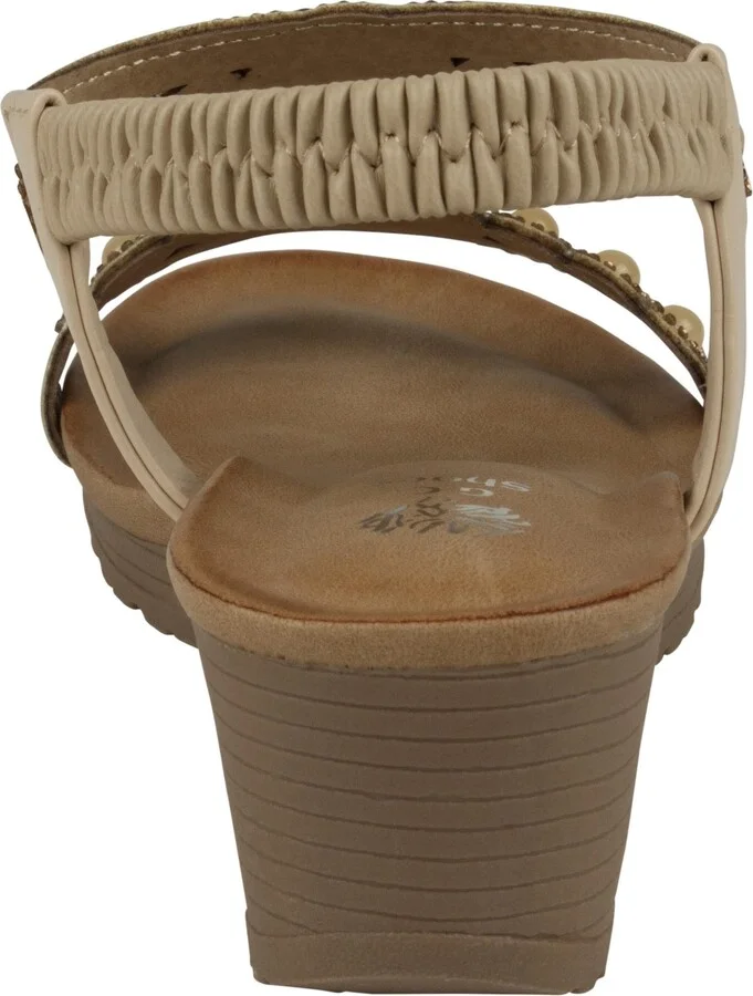 Gc Shoes Women's Fiah Jeweled Slingback Wedge Sandals - Image 3