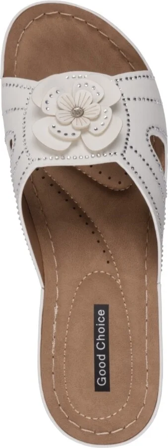 Gc Shoes Women's Fiora Floral Wedge Sandals - Image 4