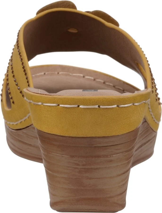 Gc Shoes Women's Fiora Floral Wedge Sandals - Image 7