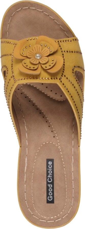 Gc Shoes Women's Fiora Floral Wedge Sandals - Image 8