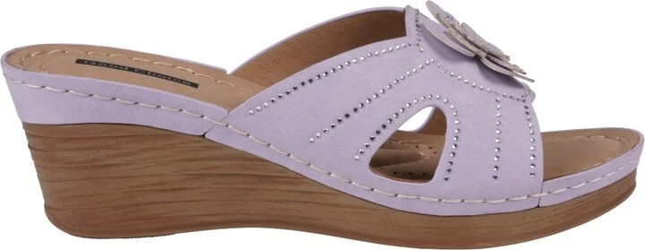 Gc Shoes Women's Fiora Floral Wedge Sandals - Image 10