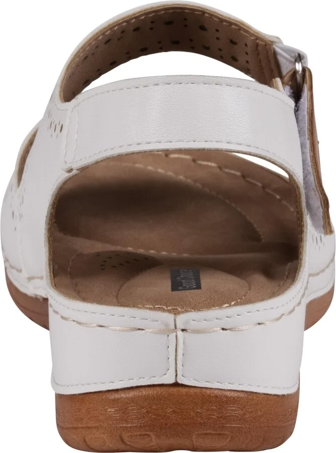 Gc Shoes Women's Foster Perforated Double Band Flat Sandals - Image 3