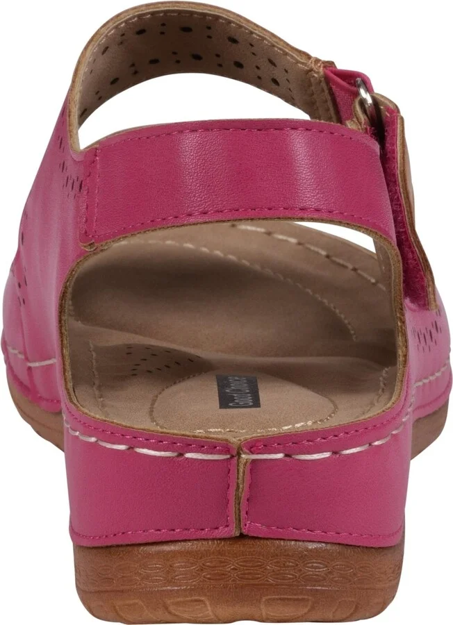 Gc Shoes Women's Foster Perforated Double Band Flat Sandals - Image 7