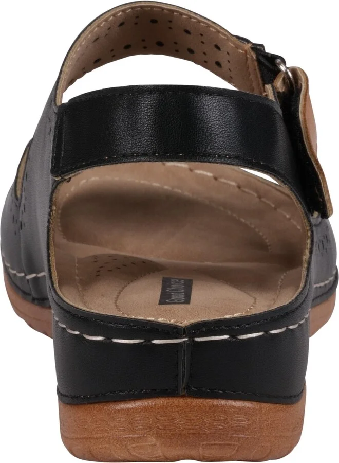 Gc Shoes Women's Foster Perforated Double Band Flat Sandals - Image 11