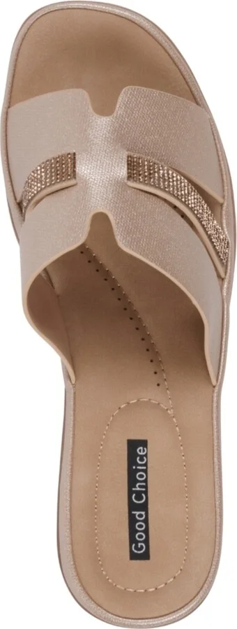 Gc Shoes Women's Frances Embellished Wedge Sandals - Image 8