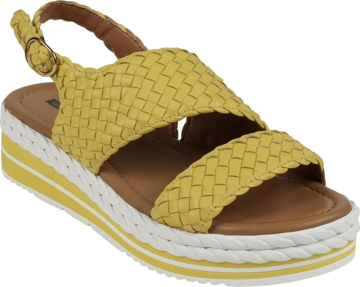 Gc Shoes Women's Gallante Double Band Slingback Platform Sandals