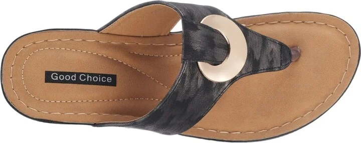 Gc Shoes Women's Genelle Thong Wedge Sandals - Image 8