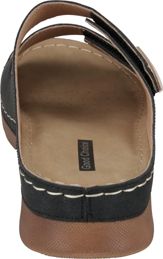 Gc Shoes Women's Gretchen Double Strap Footbed Flat Sandals - Image 3