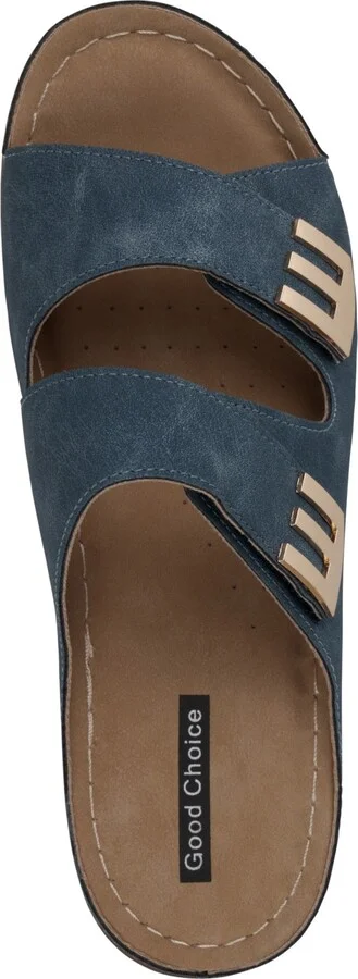 Gc Shoes Women's Gretchen Double Strap Footbed Flat Sandals - Image 8