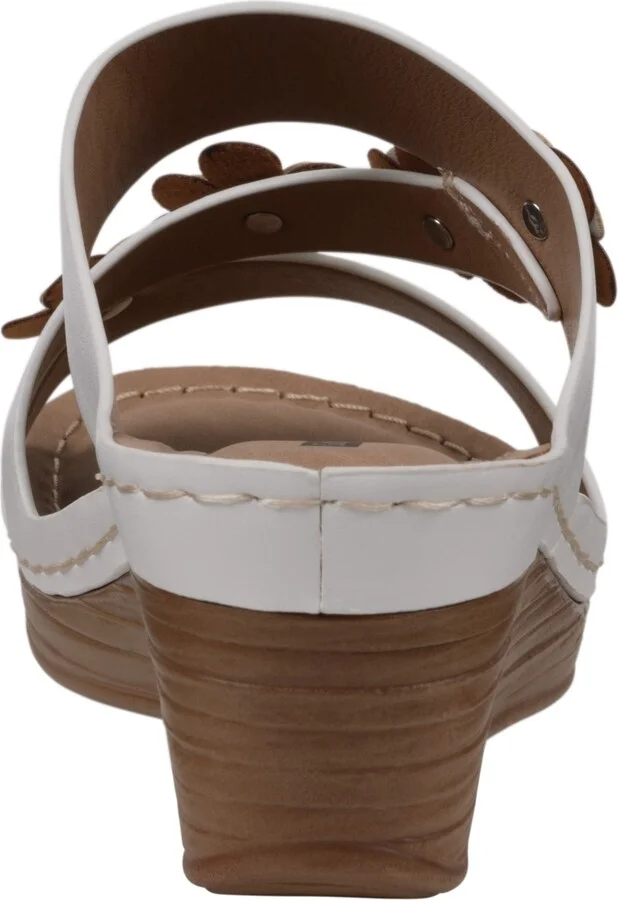 Gc Shoes Women's Halia Floral Wedge Sandals - Image 3