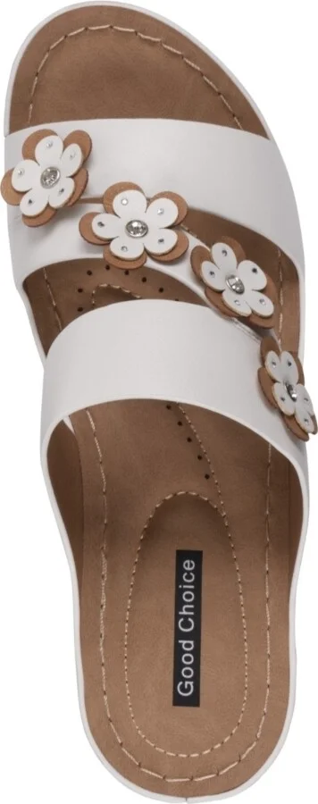 Gc Shoes Women's Halia Floral Wedge Sandals - Image 4