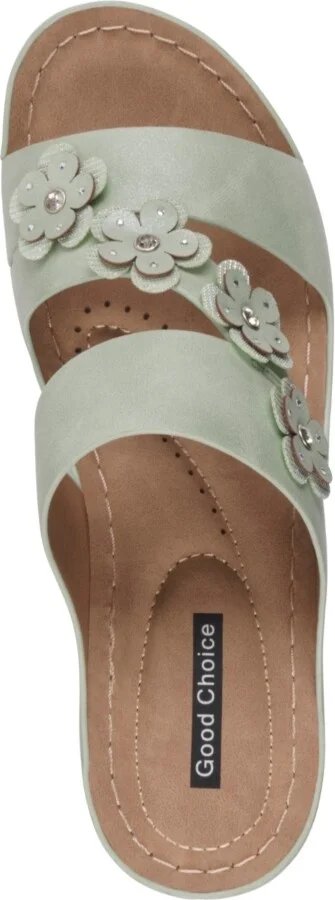 Gc Shoes Women's Halia Floral Wedge Sandals - Image 8
