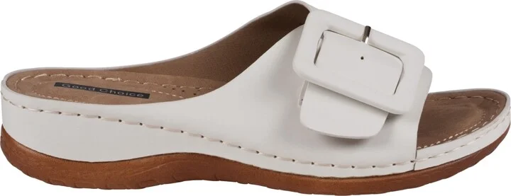 Gc Shoes Women's Hamden Buckle Comfort Flat Sandals - Image 2