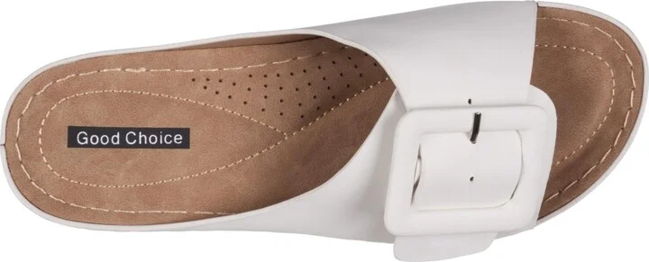 Gc Shoes Women's Hamden Buckle Comfort Flat Sandals - Image 4