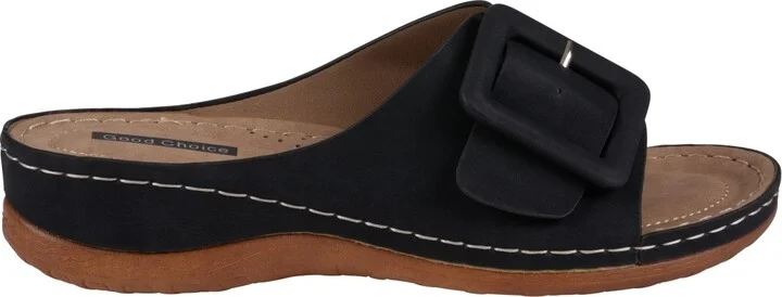 Gc Shoes Women's Hamden Buckle Comfort Flat Sandals - Image 6