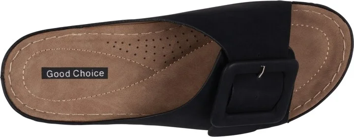 Gc Shoes Women's Hamden Buckle Comfort Flat Sandals - Image 8