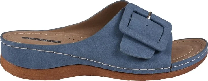Gc Shoes Women's Hamden Buckle Comfort Flat Sandals - Image 10