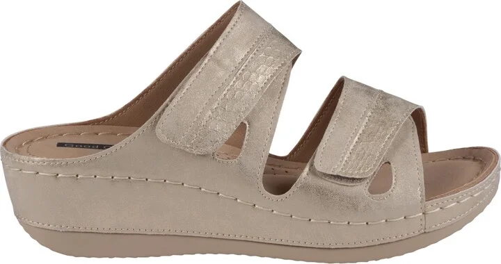 Gc Shoes Women's Havana Double Band Wedge Sandals - Image 2