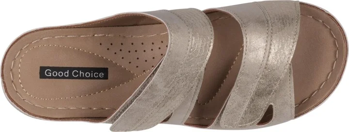 Gc Shoes Women's Havana Double Band Wedge Sandals - Image 4