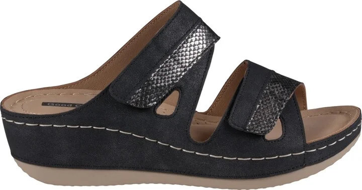 Gc Shoes Women's Havana Double Band Wedge Sandals - Image 6