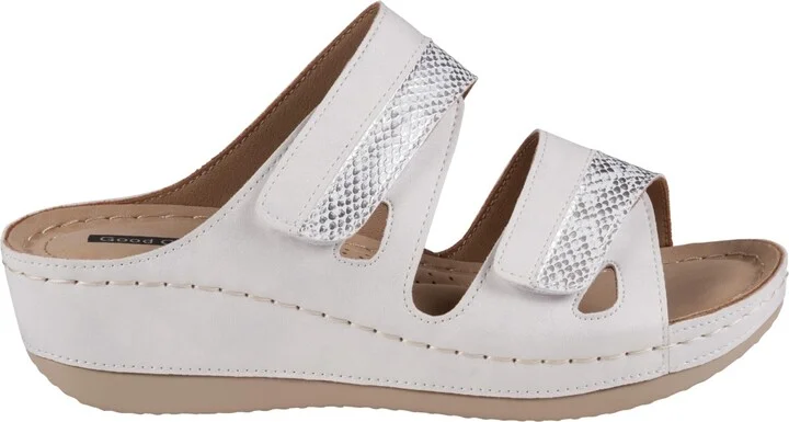 Gc Shoes Women's Havana Double Band Wedge Sandals - Image 10