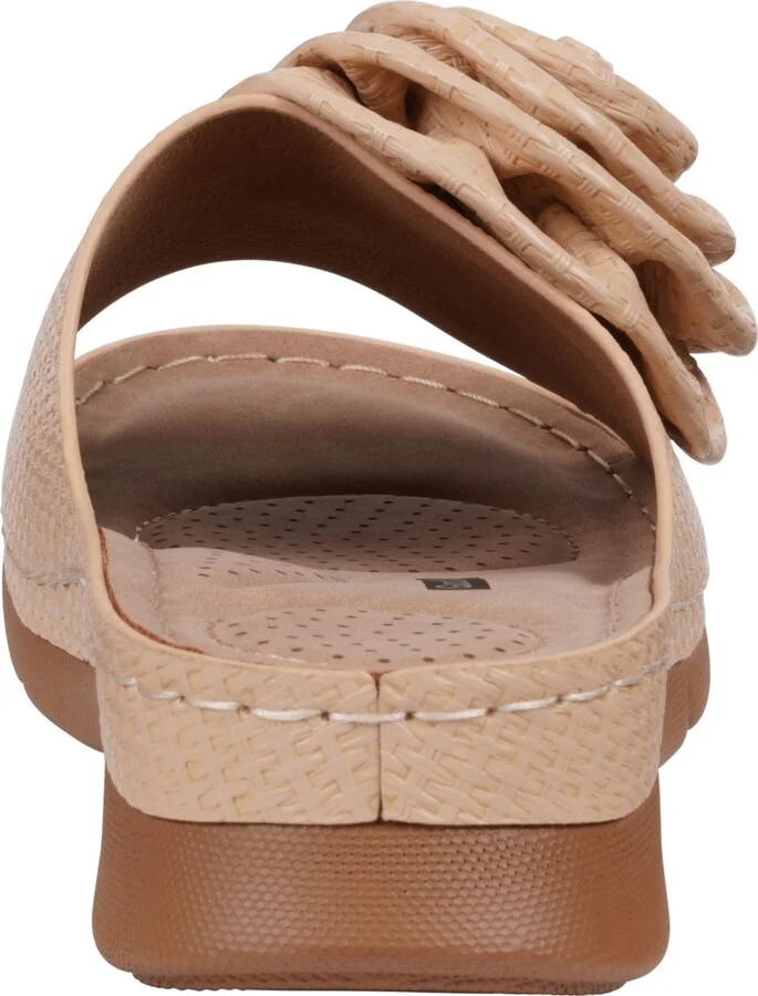 Gc Shoes Women's Honey Flower Rosette Flat Sandals - Image 3