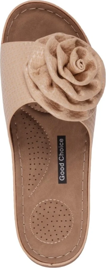 Gc Shoes Women's Honey Flower Rosette Flat Sandals - Image 4