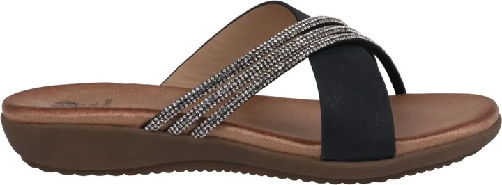 Gc Shoes Women's Iris Embellished Asymmetrical Flat Sandals - Image 2