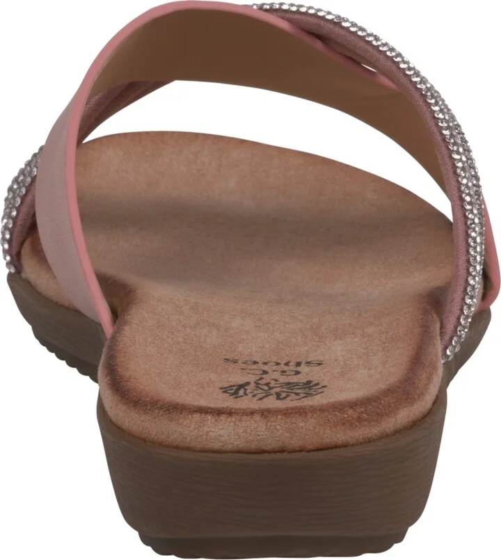 Gc Shoes Women's Iris Embellished Asymmetrical Flat Sandals - Image 7