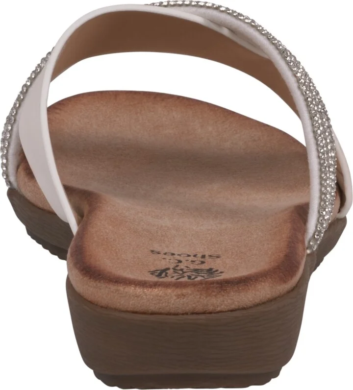 Gc Shoes Women's Iris Embellished Asymmetrical Flat Sandals - Image 11