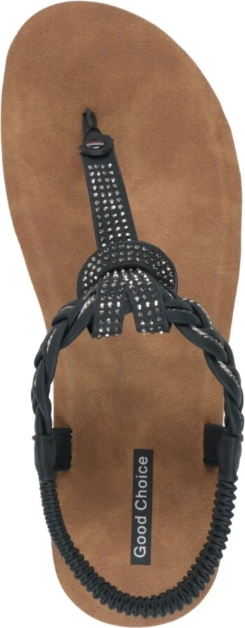 Gc Shoes Women's Ivana Embellished T Strap Wedge Sandals - Image 8