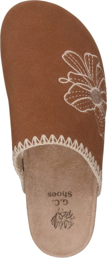 Gc Shoes Women's Jamie Embroidered Slide Footbed Clogs - Image 4