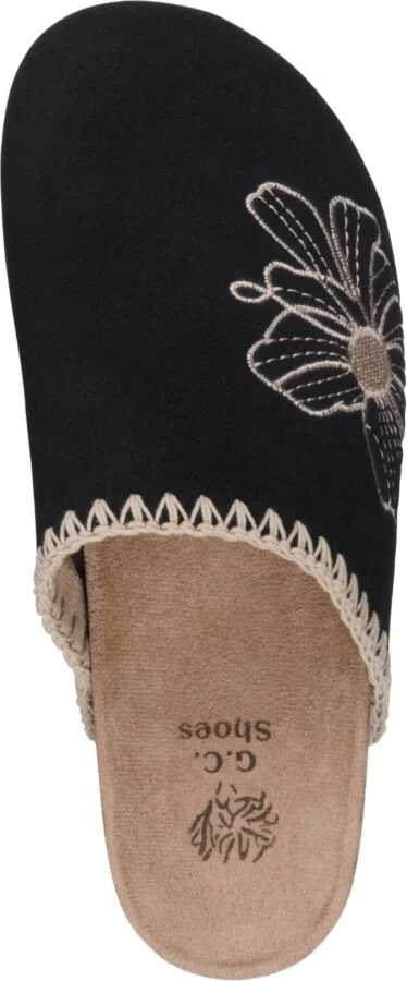 Gc Shoes Women's Jamie Embroidered Slide Footbed Clogs - Image 8