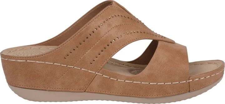 Gc Shoes Women's Johanna Embellished Wedge Sandals - Image 6
