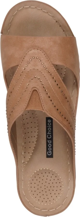 Gc Shoes Women's Johanna Embellished Wedge Sandals - Image 8