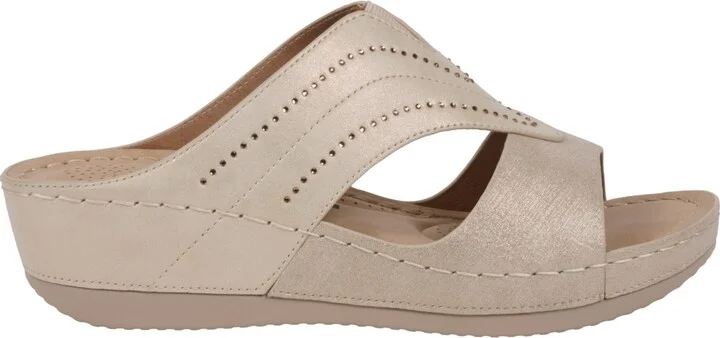 Gc Shoes Women's Johanna Embellished Wedge Sandals - Image 10