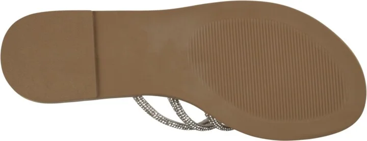 Gc Shoes Women's Jolie Strappy Embellished Slip On Flat Sandals - Image 9